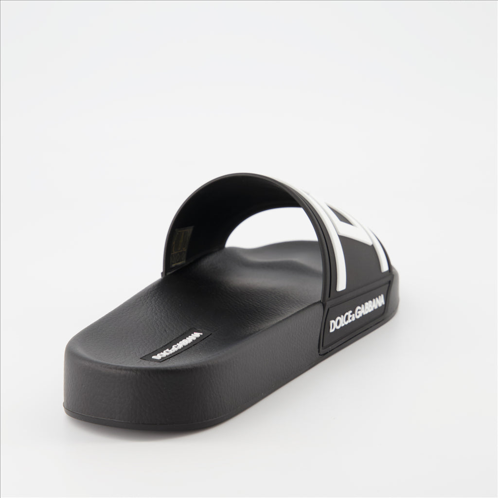 Chaussures ouvertes Claquettes DG Dolce & Gabbana Noir Homme