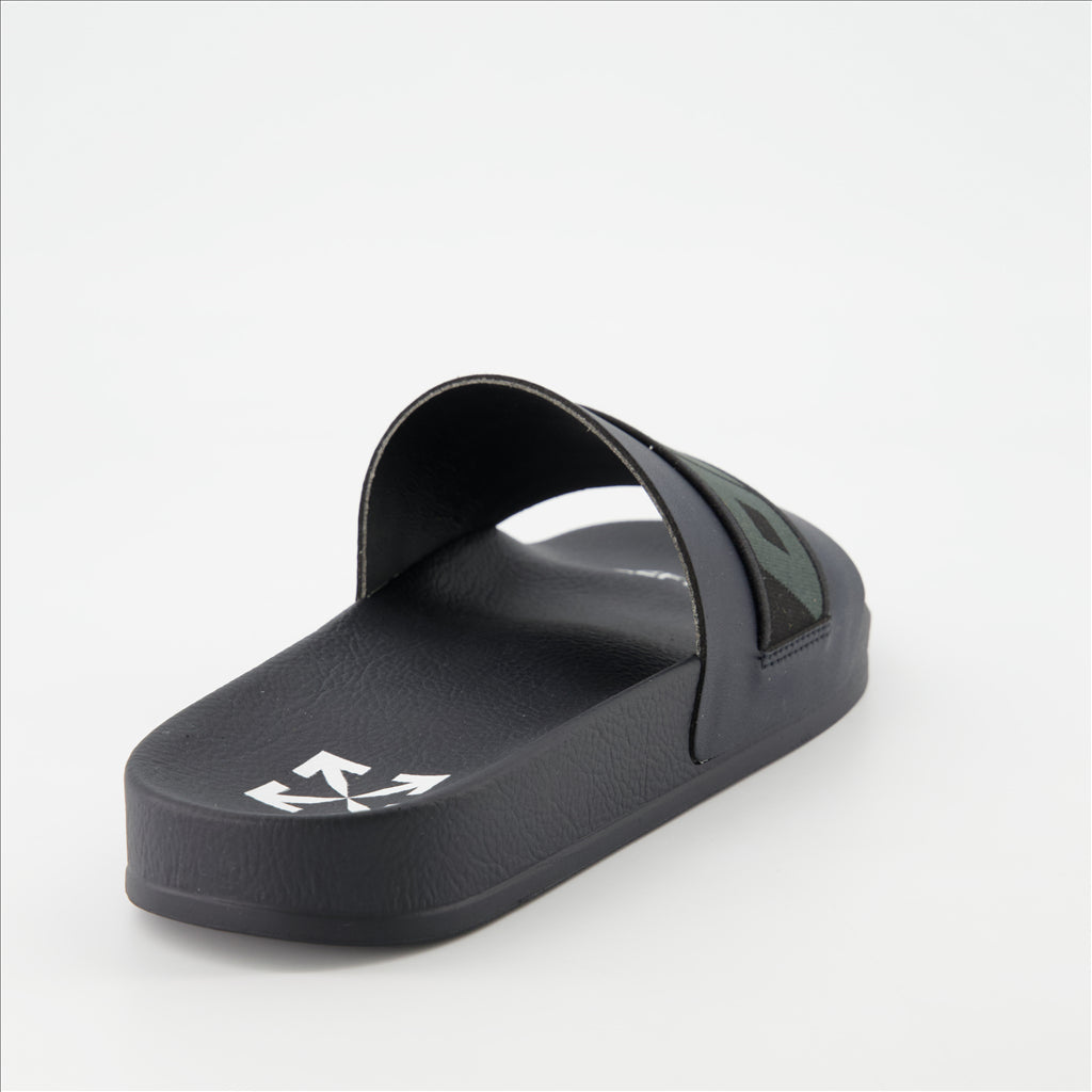 Chaussures ouvertes Claquettes Industrial Off-White Noir Homme