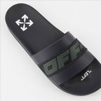 Chaussures ouvertes Claquettes Industrial Off-White Noir Homme