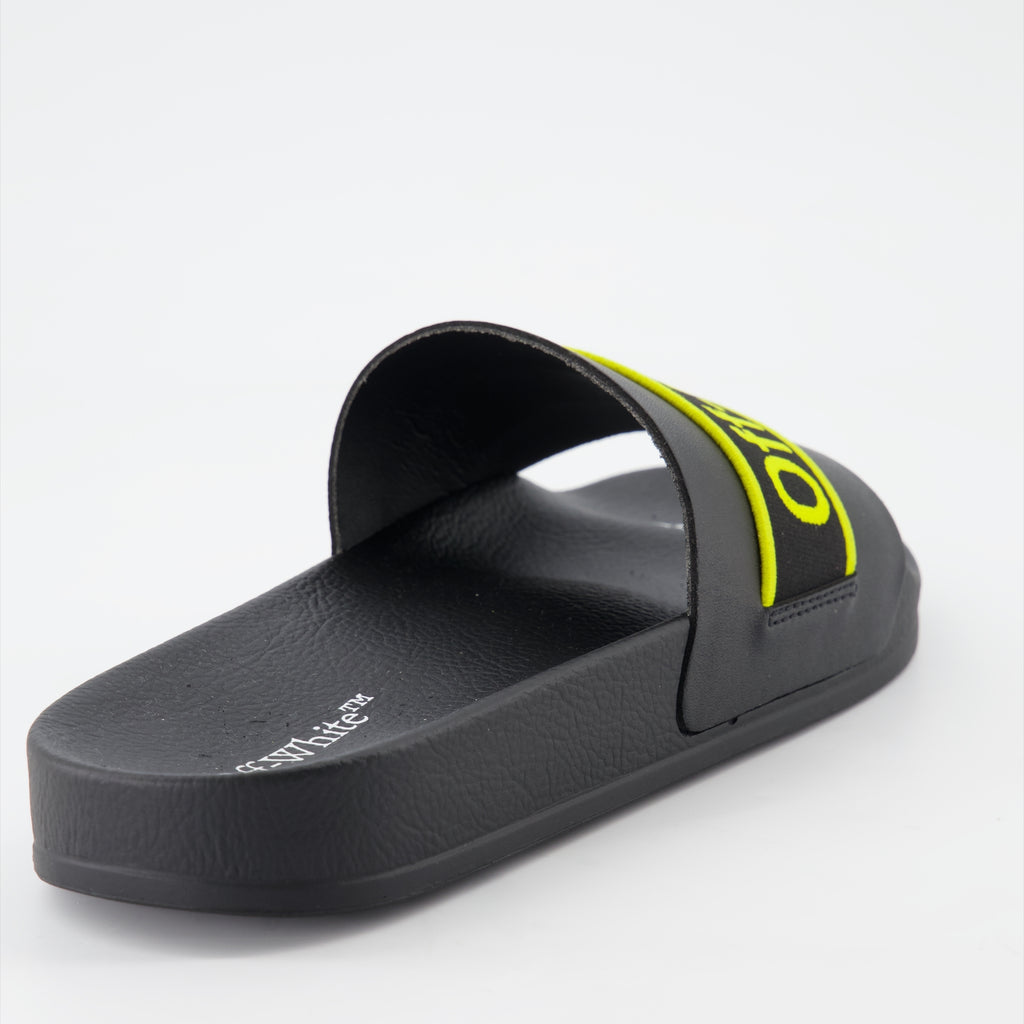 Chaussures ouvertes Claquettes Industrial Off-White Noir Homme