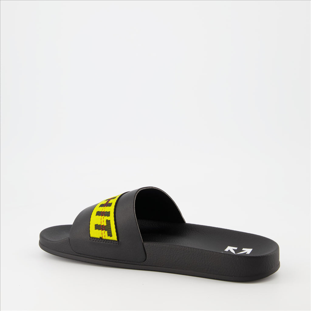 Chaussures ouvertes Claquettes Industrial Off-White Noir Homme