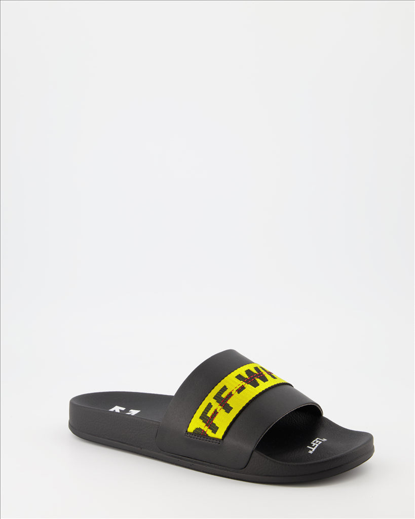 Chaussures ouvertes Claquettes Industrial Off-White Noir Homme