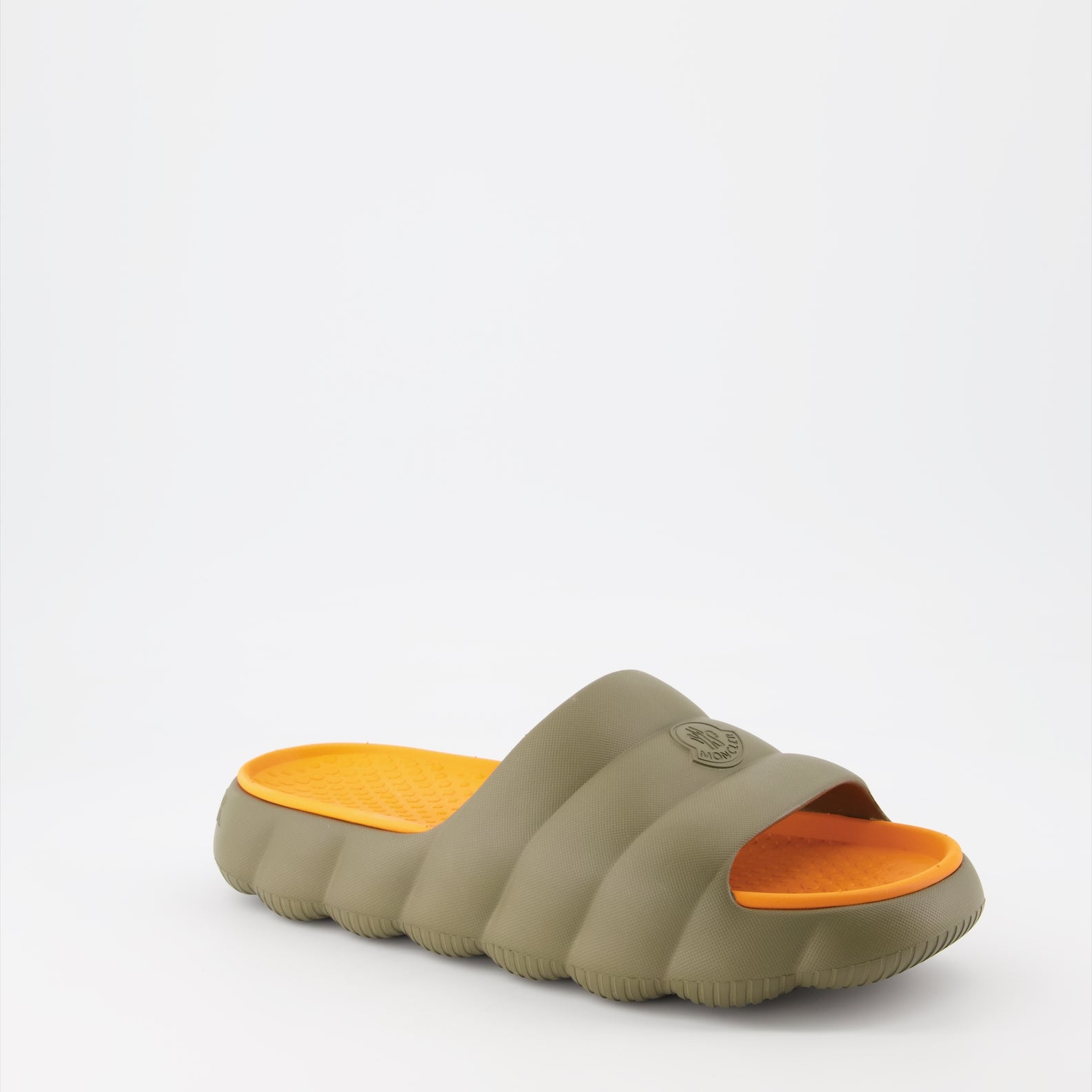 Offene schuhe Claquettes Lilo Moncler Khaki Homme