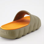Chaussures ouvertes Claquettes Lilo Moncler Kaki Homme