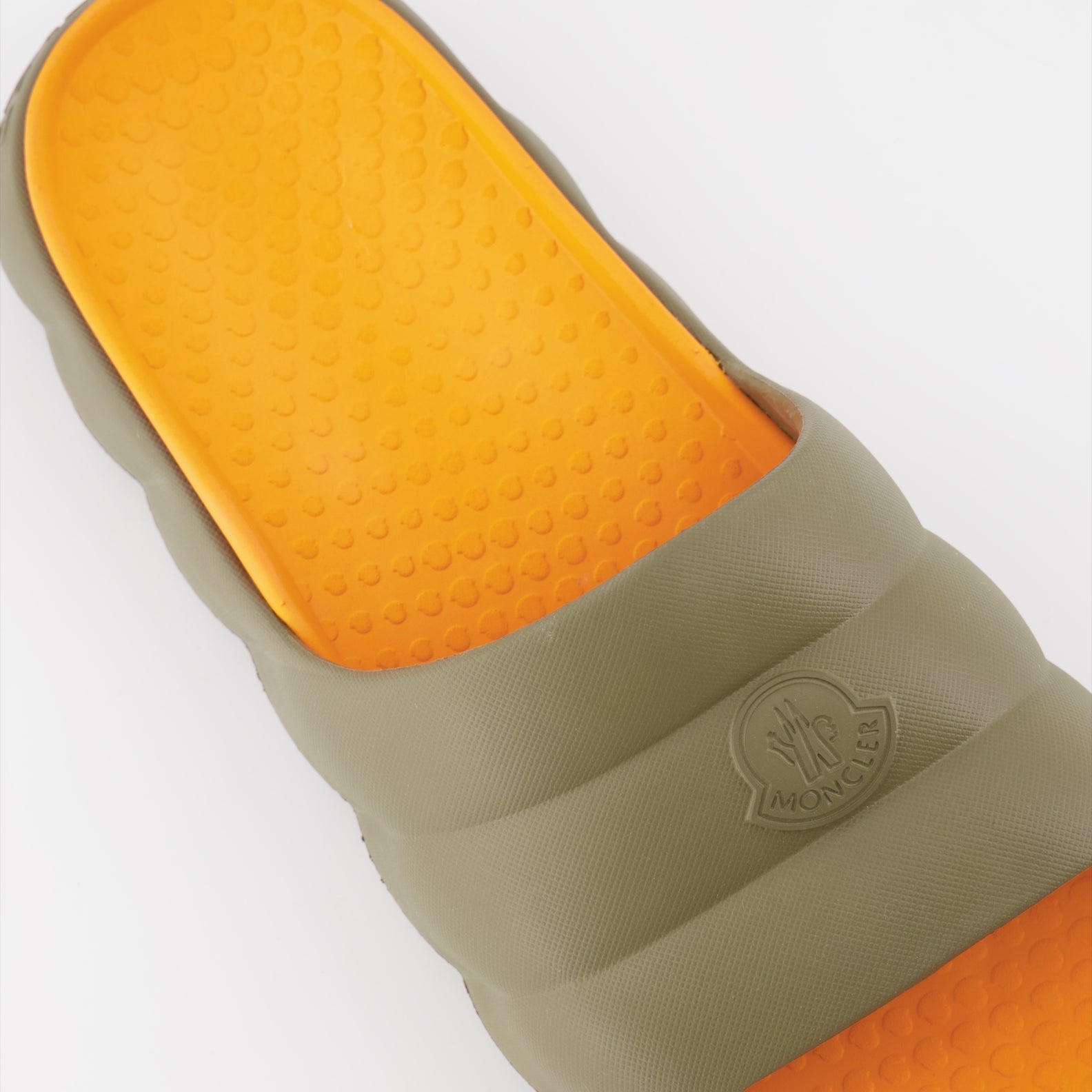 Offene schuhe Claquettes Lilo Moncler Khaki Homme