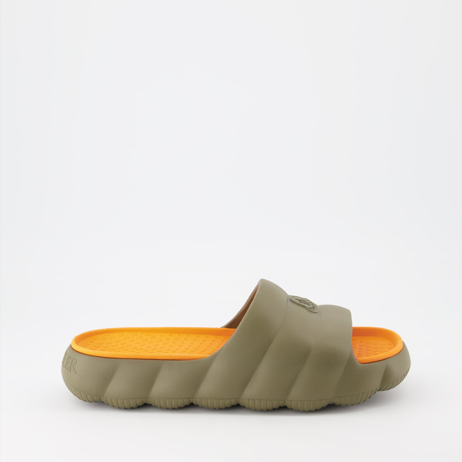 Offene schuhe Claquettes Lilo Moncler Khaki Homme