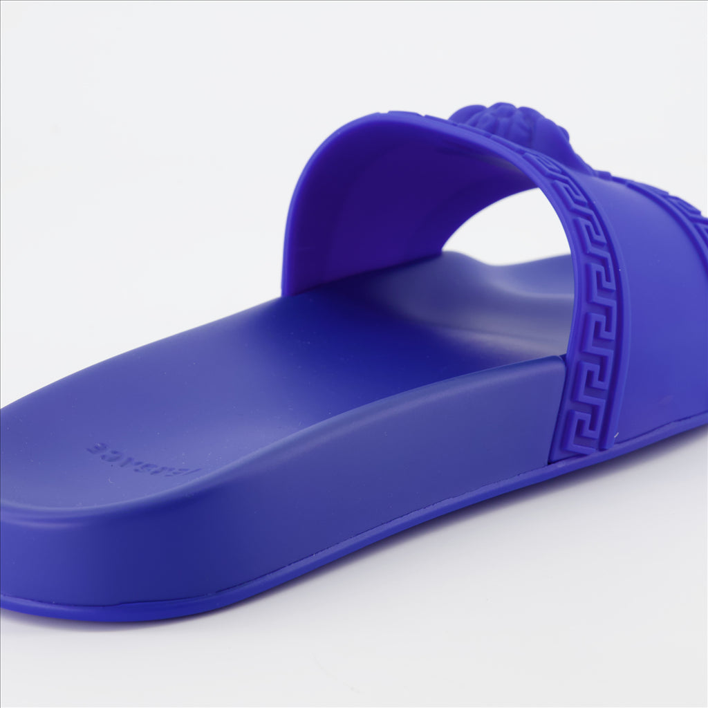 Chaussures ouvertes Claquettes Medusa Versace Bleu Homme