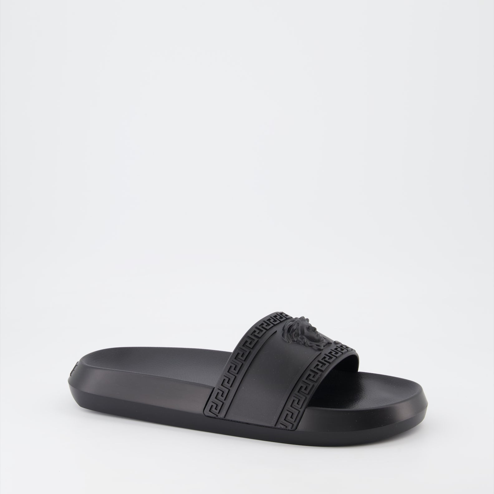 Chaussures ouvertes Claquettes Medusa Versace Noir Homme