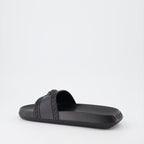 Chaussures ouvertes Claquettes Medusa Versace Noir Homme