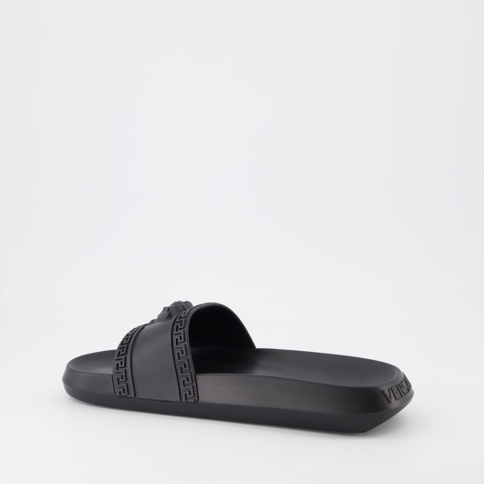 Chaussures ouvertes Claquettes Medusa Versace Noir Homme