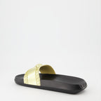 Open shoes Medusa Head Slides Versace Gold Man