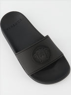 Schuhe Claquettes Medusa Versace Schwarz Kinder