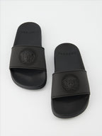 Schuhe Claquettes Medusa Versace Schwarz Kinder