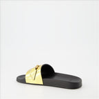 Sapatos abertos Claquettes Medusa Versace Ouro Femme