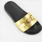 Sapatos abertos Claquettes Medusa Versace Ouro Femme