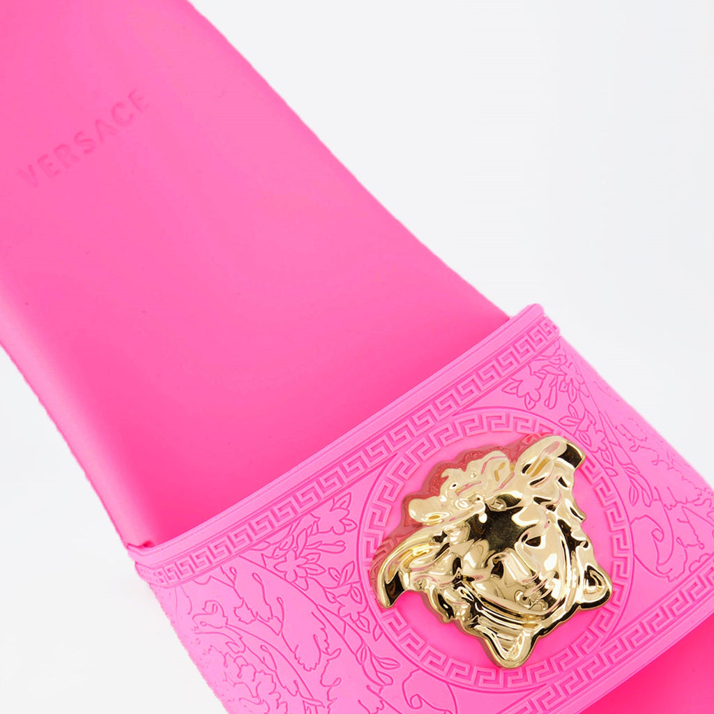 Scarpe aperte Claquettes Medusa Versace Rosa Femme