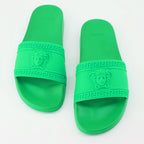 Open shoes Medusa Slides Versace Green Man