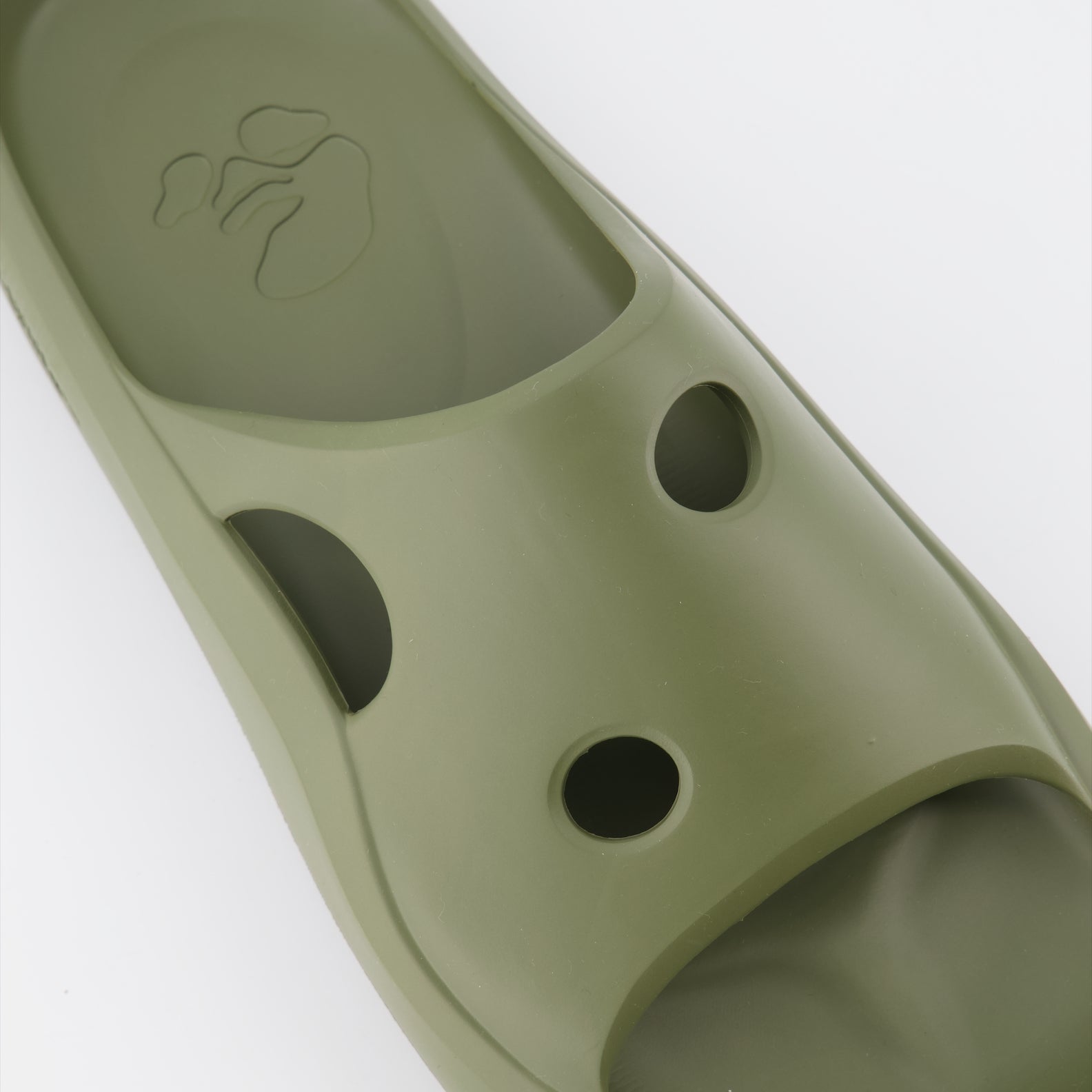 Open shoes Meteor Slides Off-White Green Man