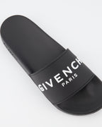Scarpe aperte Claquettes à logo Givenchy Nero Homme