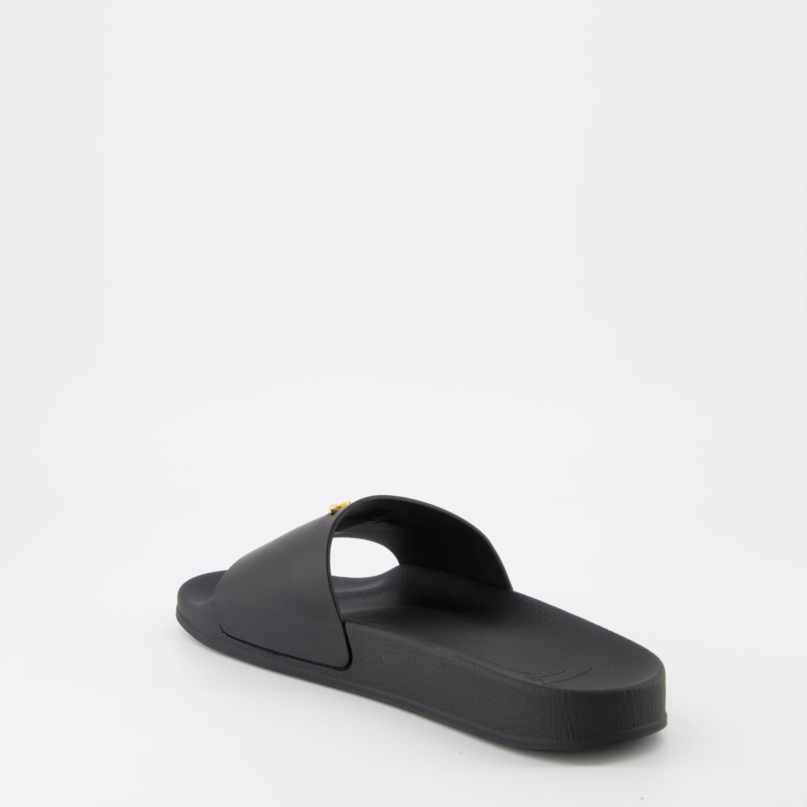 Chaussures ouvertes Claquettes à logo Giuseppe Zanotti Noir Homme