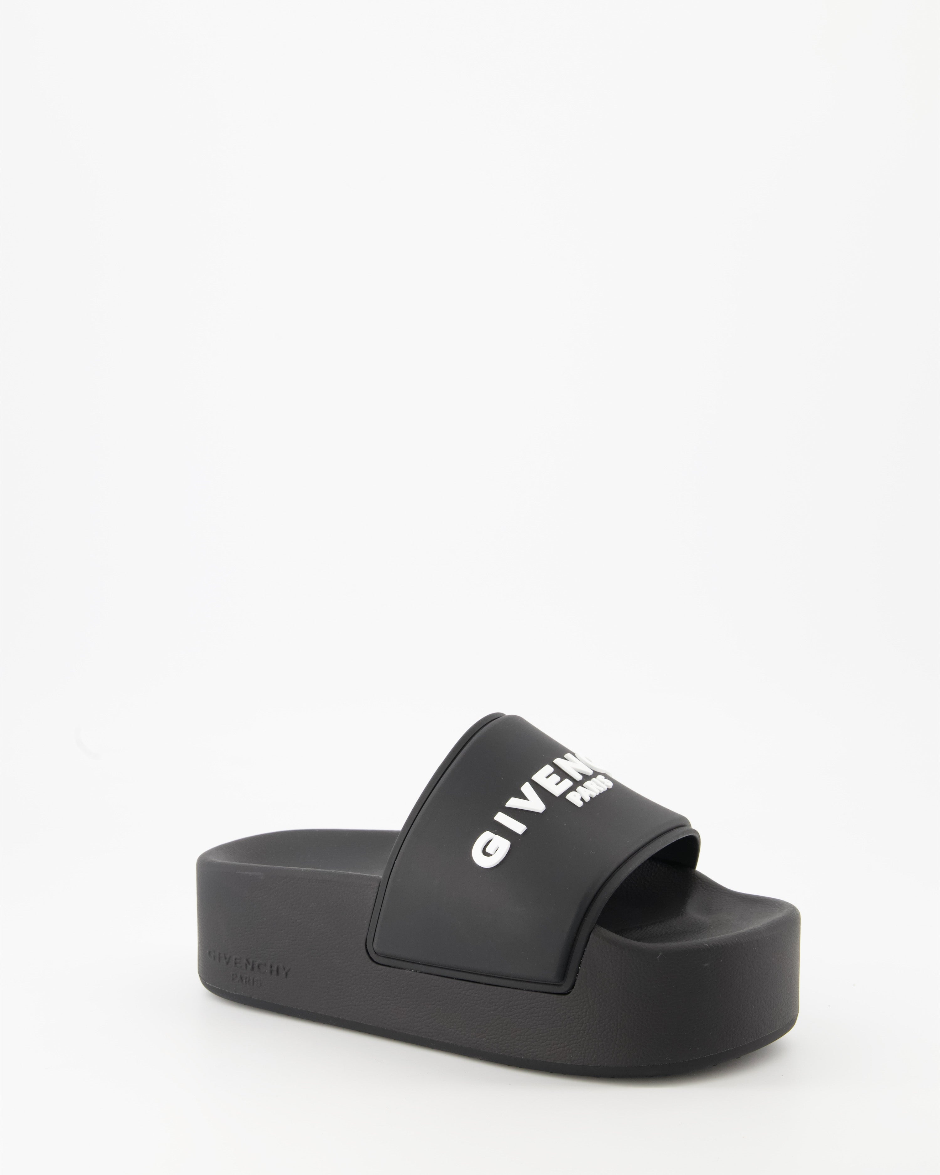 Compensées et plateformes Claquettes à plateforme Givenchy Noir Femme