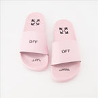 Open shoes Off Stamp Pink Slides Off-White Pink Women