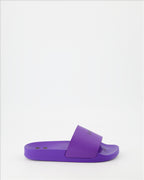 Chaussures ouvertes Claquettes Off Stamp Off-White Violet Femme