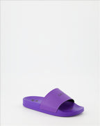 Chaussures ouvertes Claquettes Off Stamp Off-White Violet Femme