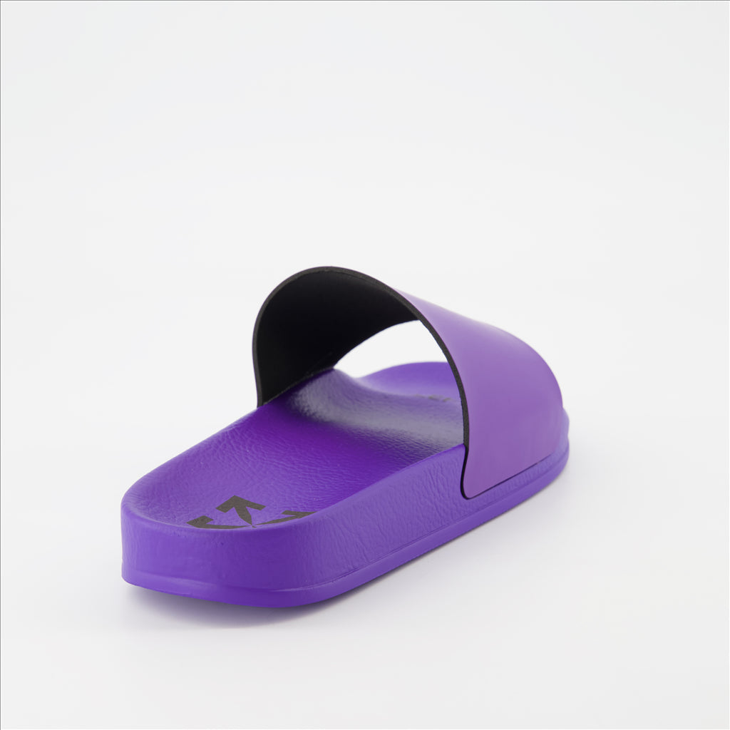 Chaussures ouvertes Claquettes Off Stamp Off-White Violet Femme