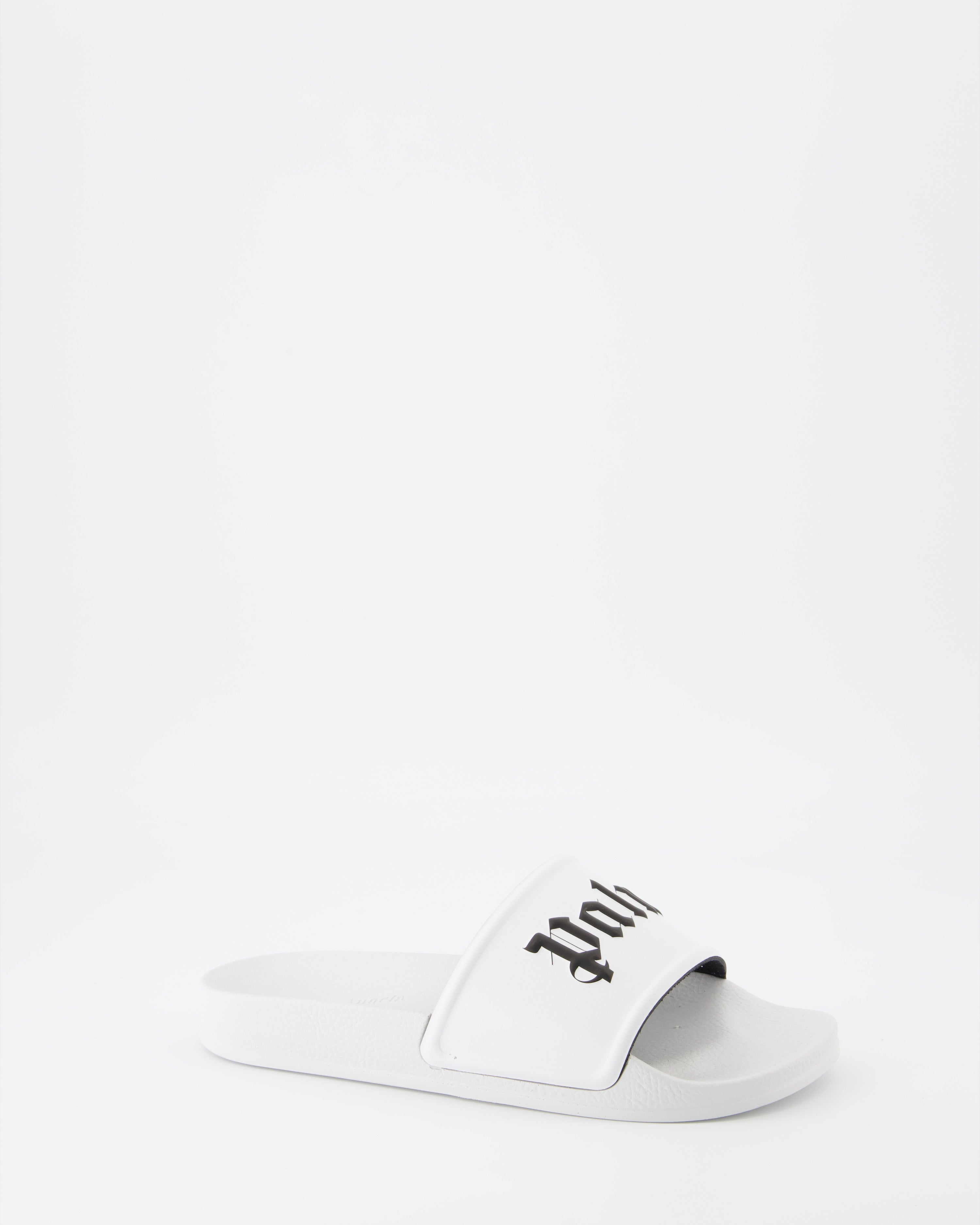 Open shoes Pool Slides Palm Angels White Women