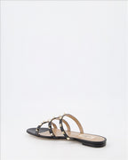 Chaussures ouvertes Claquettes Rockstud Valentino Garavani Noir Femme