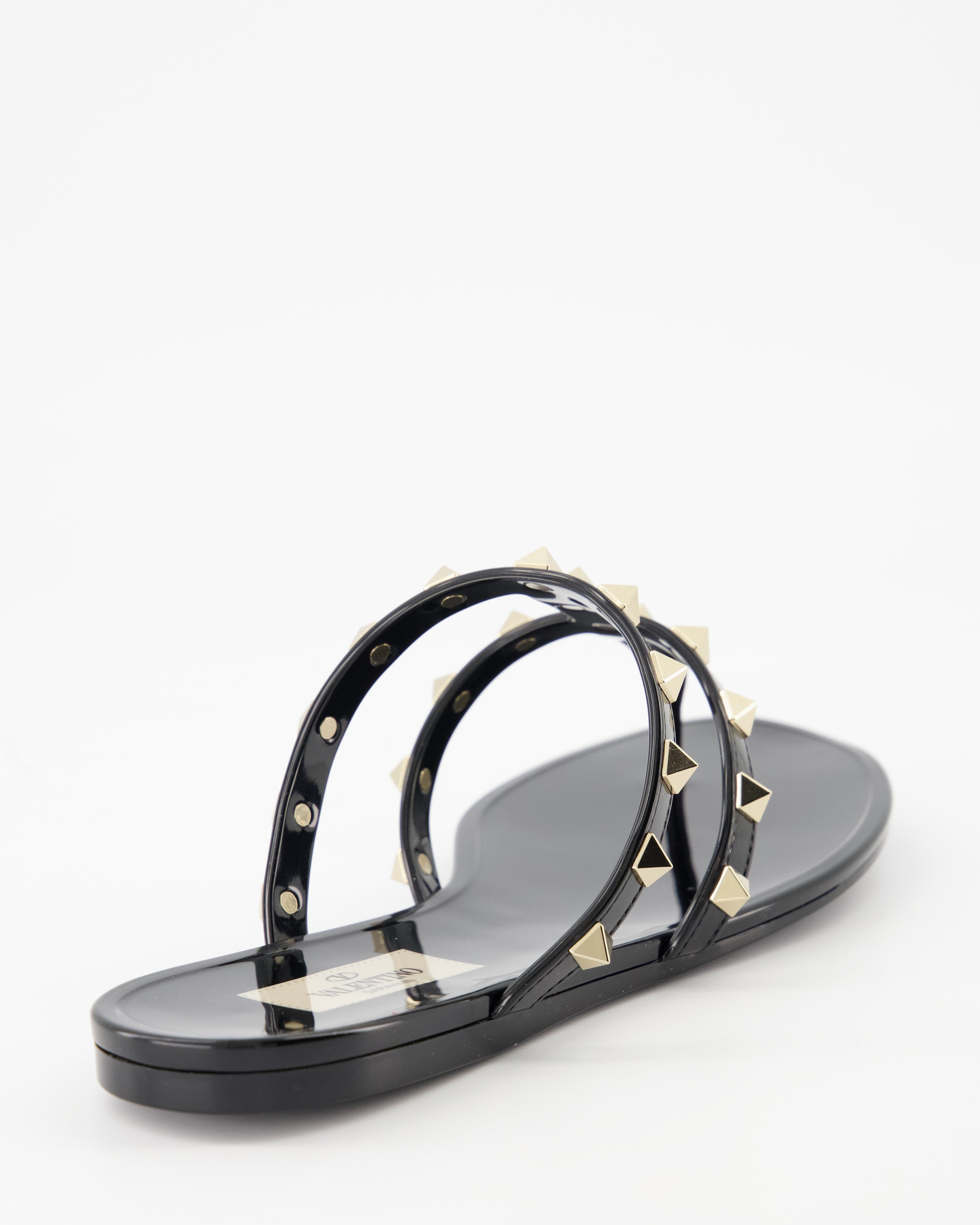 Open shoes Rockstud slides Valentino Garavani Black Women