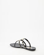 Open shoes Rockstud slides Valentino Garavani Black Women