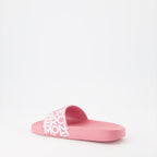 Open shoes Jeanne slides Moncler Pink Women