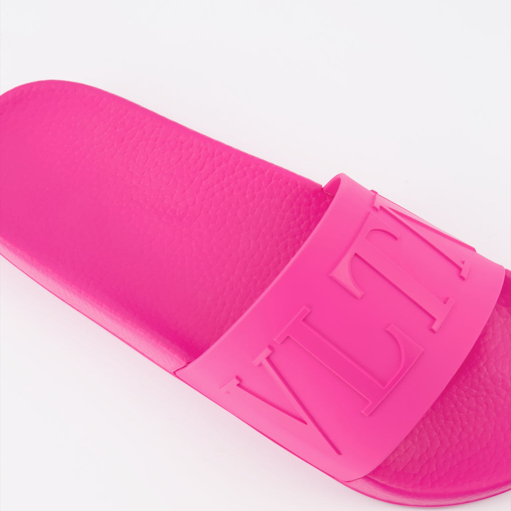 Chaussures ouvertes Claquettes VLTN Valentino Garavani Rose Homme