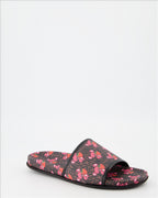 Sapatos abertos Claquettes monogrammées Moschino Marrom Homme