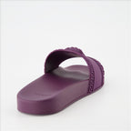 Chaussures ouvertes Claquettes Medusa Versace Violet Homme