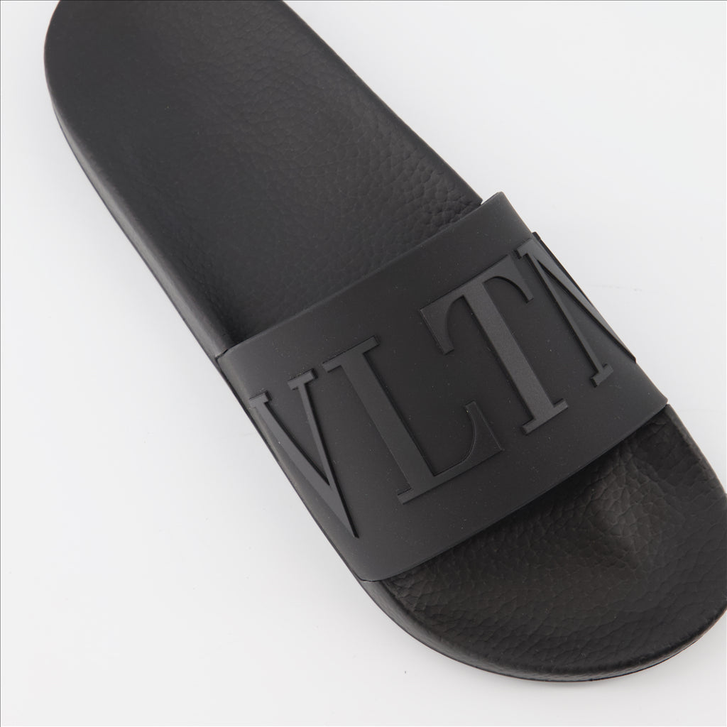 Open shoes VLTN slides Valentino Garavani Black Man