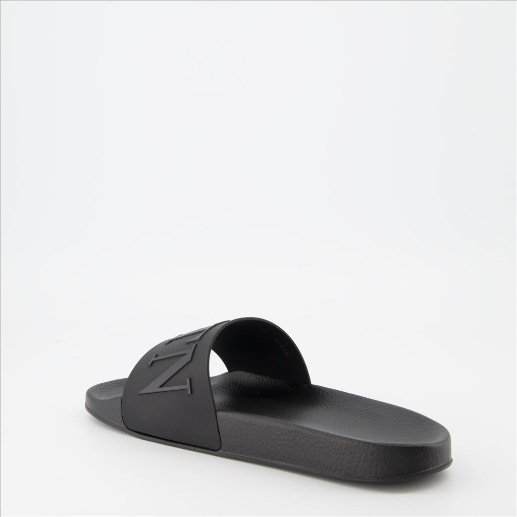 Open shoes VLTN slides Valentino Garavani Black Man