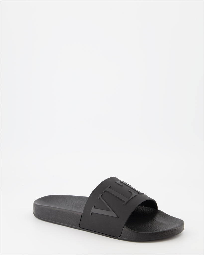 Open shoes VLTN slides Valentino Garavani Black Man