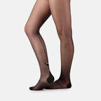 Sous-vêtements et homewear Collants à logo triangle Prada Noir Femme