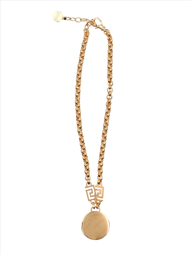 Joyería Collier Medusa Versace Blanco Femme