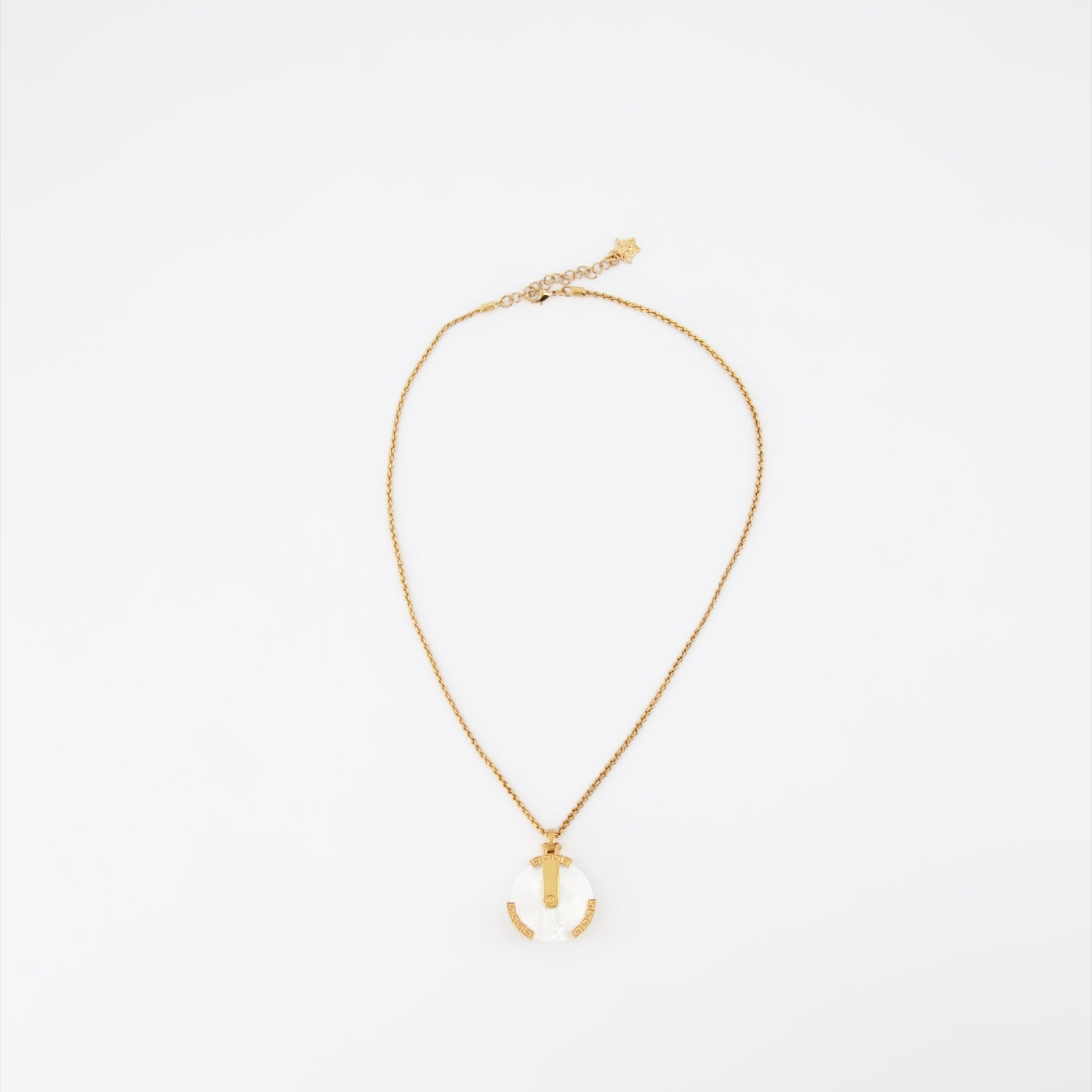 ジュエリー メデューサネックレス Versace 金 ユニセックス