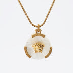 ジュエリー メデューサネックレス Versace 金 ユニセックス