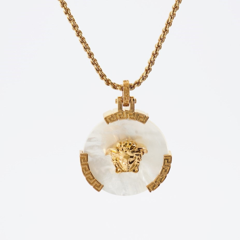 ジュエリー メデューサネックレス Versace 金 ユニセックス