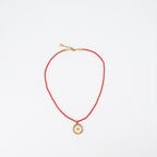 Gioielli Collier Medusa Versace Rosso Unisex