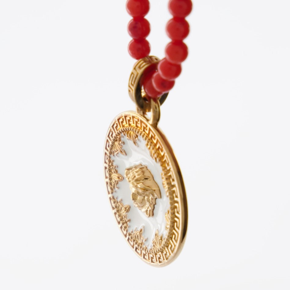 Gioielli Collier Medusa Versace Rosso Unisex