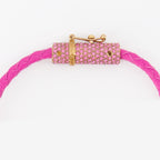 Joyería Collier tressé Medusa Versace Rosa Femme