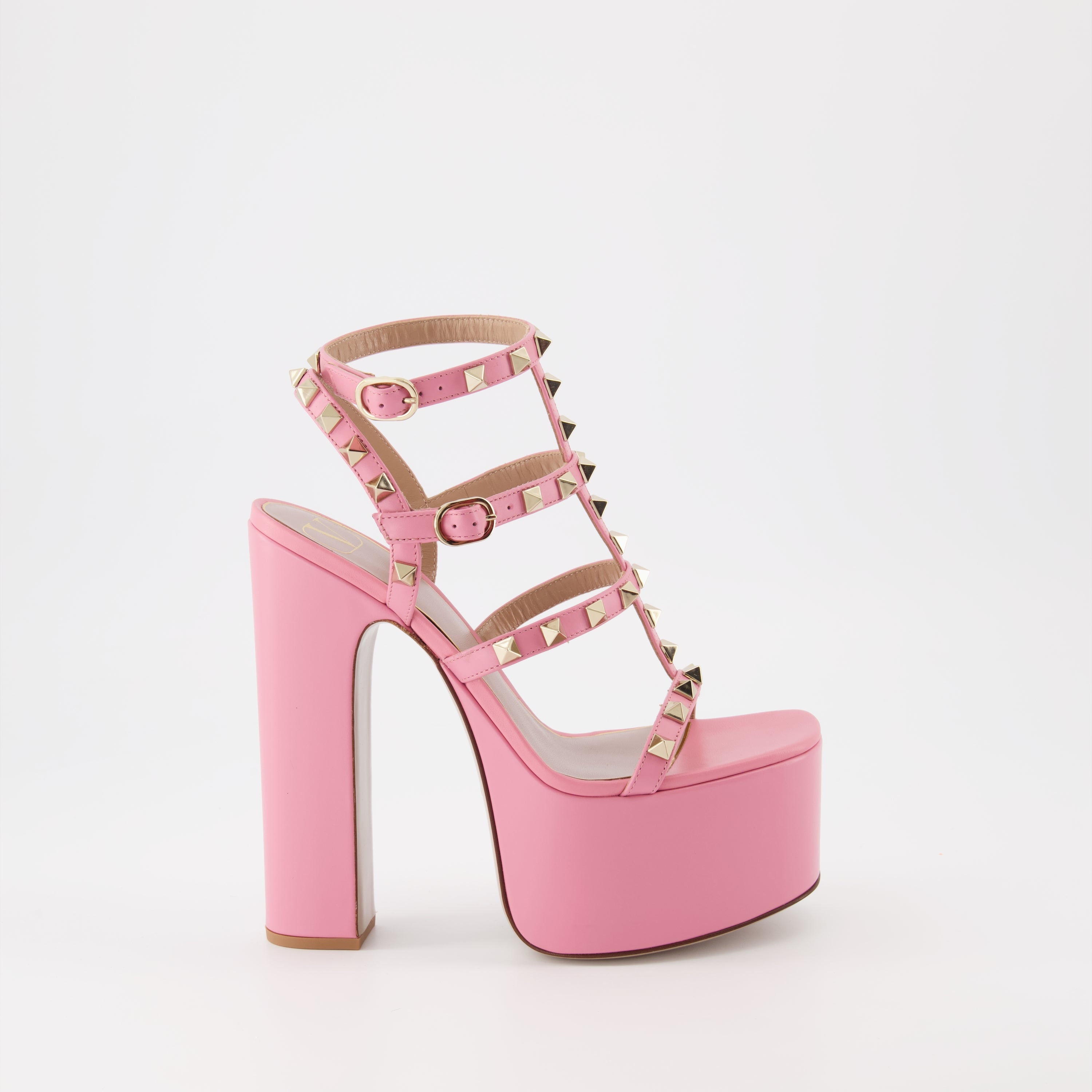 Compensées Rockstud roses