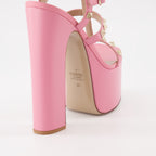 Compensées Rockstud roses